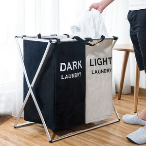 <span class=keywords><strong>Panier</strong></span> à linge pliable en tissu Oxford, <span class=keywords><strong>organisateur</strong></span> de rangement pour vêtements, <span class=keywords><strong>panier</strong></span> à linge avec cadre en aluminium - Product Image 4
