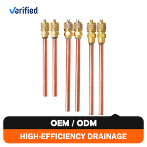 Valvola <span class=keywords><strong>di</strong></span> ricarica in rame per condizionatori Hailiang, testa liscia, garanzia 3 anni, saldatura - Product Image 2