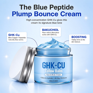 Baume hydratant pour le visage et le corps GHK Cu Tallow Balm Copper Tripeptide 1 Butylene Glycol Glycerin - Product Image 3