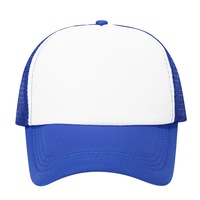 Casquette classique 5 panneaux en gros à prix d'usine, avec logo brodé personnalisé, casquette de camionneur en maille et mousse unie vierge pour hommes