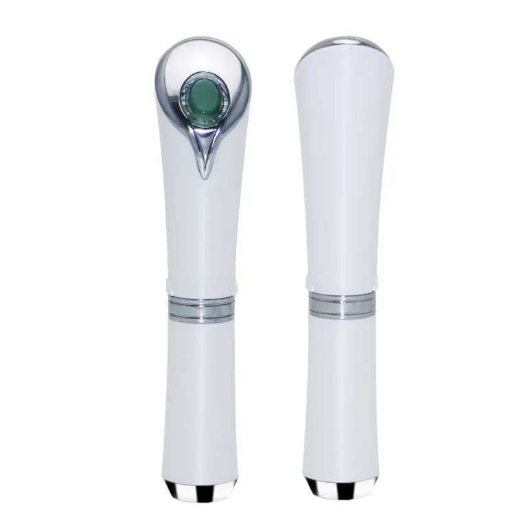 Jade Heating Derma Warm Led Light Therapy Dark Circle Removal Anti Aging Eye Care Ion Eye Massager Pen