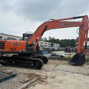 Pelle hydraulique sur chenilles Hitachi ZX240 de 24 tonnes d'occasion pour site d'infrastructures économe en carburant ZX160 ZX200 ZX210 ZX350 - Product Image 1