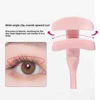 Recourbe-cils manuel sans cadre Fangling, recourbe-cils à large angle, doux pour la peau, boucles naturelles durables pour les débutants