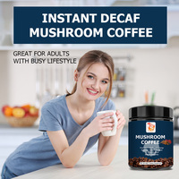 Café de Champiñones y Leche de Coco en Polvo al por Mayor de Fábrica con Beta D Glucanos para Adultos - Apoyo Vegano para la Energía y la Salud Cerebral