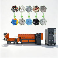 Machine de granulation automatique pour la fabrication de granulés de plastique PP PE PET HDPE LDPE LLDPE, machine de recyclage