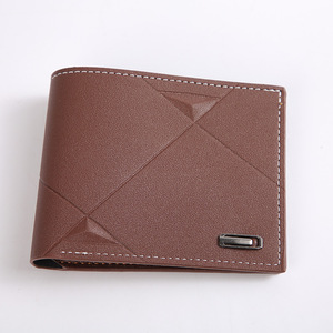 Hot Sale Business <strong>Bifold</strong> PU Leather Wallet Credit Card Holders Short <strong>Purse</strong> for Men Minimalist British Style Man Wallet - Product Image 5