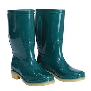 Laarzen Modieuze Oliebestendige Zuur Alkali-Resistente Antislip Keukenlaarzen Volwassen Waterdichte Werk Schoenenregenlaarzen - Product Image 2