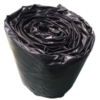 Bâche en polyéthylène noire imperméable et robuste pour serre, idéale pour couvrir les balles de foin rondes