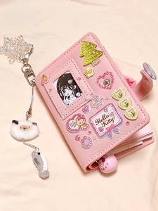 Hồng Denim M5 Chất Kết Dính Máy Tính Xách Tay-Tự Làm Thẩm Mỹ Tạp Chí Nạp Lại Cho Sinh Viên, Du Lịch Di Động Nhật Ký Với Các Trang Trống - Product Image 4