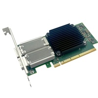 Tarjeta de Red Connect X-5 con Chip Ex VPI QSFP28, Doble Puerto PCIe 4.0 X16, Interfaz 100GbE, Piezas de Computadora MCX556A-EDAT