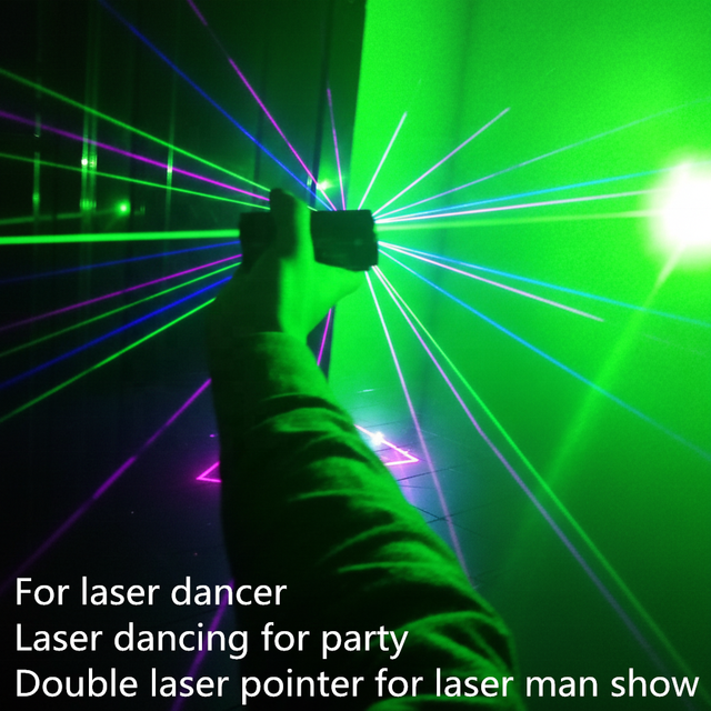XPL-809H520G2000 Green Double Laser Pointer for Laser Man Show