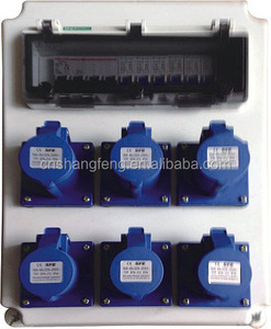 Oem ABS IP 65 điện ngoài trời di động mở rộng và phân phối Ổ cắm hộp nhựa không thấm nước công nghiệp đa cắm hộp - Product Image 5