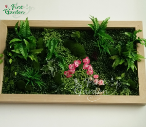 Di alta qualità di <span class=keywords><strong>piante</strong></span> tropicali artificiale di plastica felci crepe fiori hang orchidea verticale pianta verde della parete decorazione di cerimonia nuziale - Product Image 6