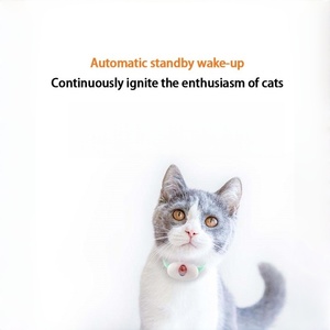 <span class=keywords><strong>Collar</strong></span> Láser Interactivo y Divertido con Diseño Moderno Realista en Material PU para Perros y Gatos - Juguete de Ejercicio Recargable - Product Image 1