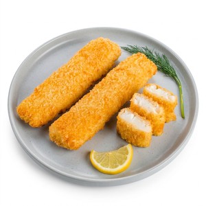 Spiedini di Calamari Fritti Congelati Croccanti e Dorati - Antipasto di Mare Impanato Premium per Ristoranti e Forniture al Dettaglio - Product Image 1