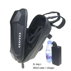 Bolsa impermeable de 2L para bicicleta, bolsas delanteras para bicicleta eléctrica, bolsa de almacenamiento para manillar con carcasa rígida de EVA, bolsa de almacenamiento para patinete eléctrico de 2L - Product Image 3