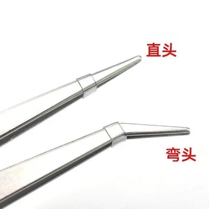Pincettes de précision Yidasen 100 mm en acier inoxydable, pointes courbées et droites pour cils, ongles, bricolage et usage domestique - Product Image 2