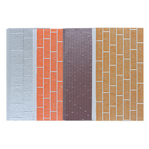 Panneaux muraux d'<span class=keywords><strong>isolation</strong></span> extérieure imperméables et ignifuges <span class=keywords><strong>de</strong></span> 16 mm et 20 mm, panneaux sandwich en PU, bardage en acier pour <span class=keywords><strong>maison</strong></span> - Product Image 6