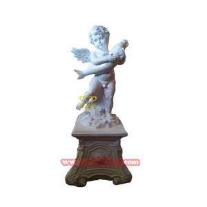 Piccola decorazione commerciale giardino di <span class=keywords><strong>strada</strong></span> occidentale in fibra di vetro angelo ragazzo statua in resina artigianato musica amore ispirato via commerciale - Product Image 5