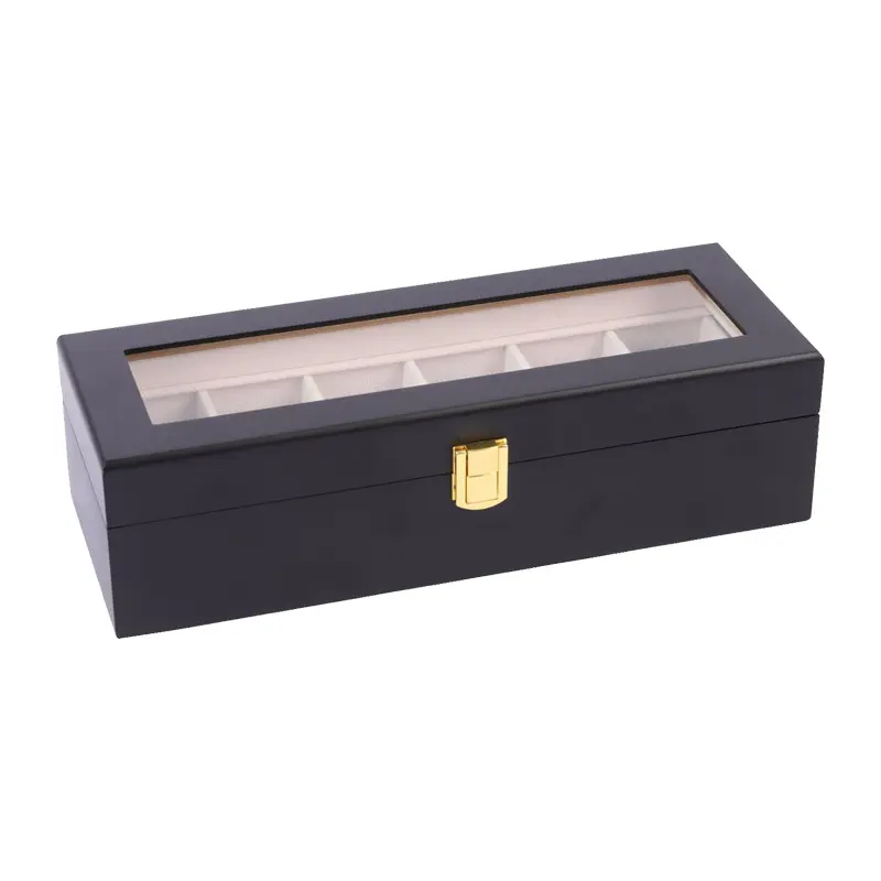 China manufacturer wooden watch box luxury premium rectangular heavy metal wood box for watches