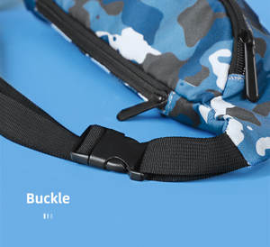 Tas pinggang nilon tahan air mode baru tas pinggang dompet kualitas tinggi tas dada tas selempang lucu tas sabuk olahraga - Product Image 5