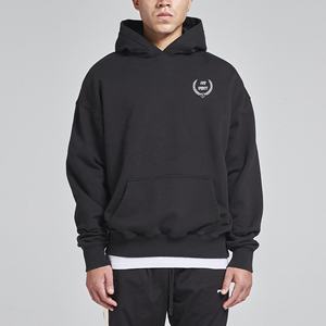 Pull-over surdimensionné d'hiver lourd personnalisé pour hommes brodés sérigraphie DTG imprimés sweatshirts 3D chauds - Product Image 4