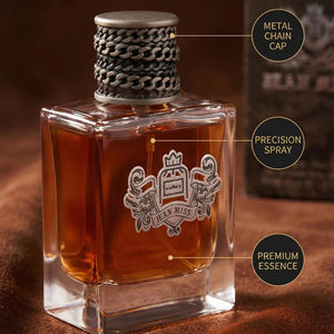 Parfum en cuir, parfum masculin audacieux, parfum Royal Amber Oud, parfum oriental profond pour les hommes saoudiens, base huileuse longue durée, logo personnalisé - Product Image 3
