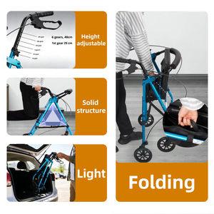 Deambulatore Pieghevole Simplywalk in Lega di Alluminio, Capacità 150kg, per Adulti, con Certificazione UKCA - Product Image 2