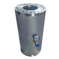 Absorbeur de choc d'eau à structure angulaire en acier inoxydable 304 avec raccord de 1/2 po pour la protection incendie