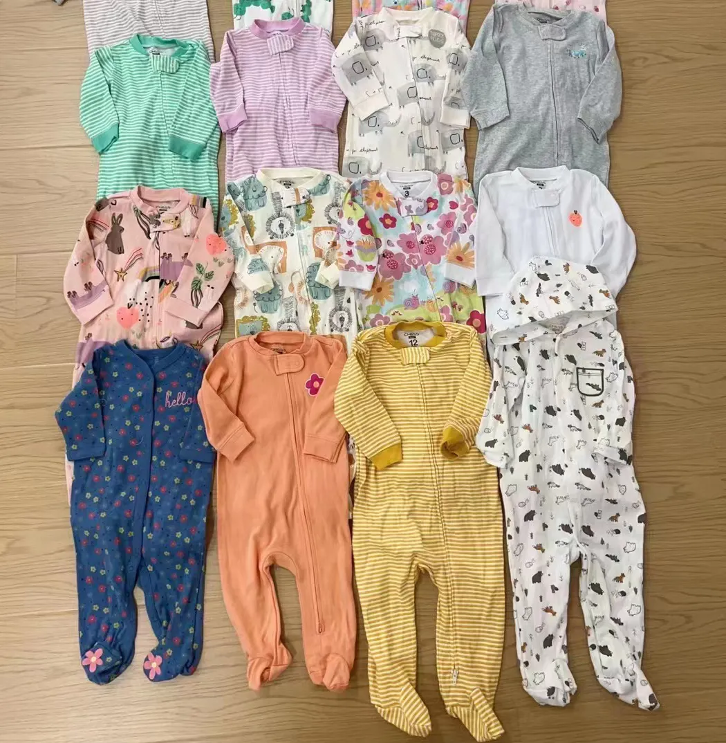 Stok pakaian bermerek asli pakaian bayi sisa pakaian bayi setelan kodok pakaian tidur bayi stok baju tidur bayi