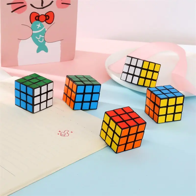 Mini 3-order 3CM Magic Cube Festival Free Toys Wholesale magic cube intellect toys 2022
