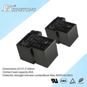 Sinetong NB90-12S-S-C5 High Power 12V 24V Voltage Miniature T90 12VDC <b>Relay</b> 1CO 40A 240VAC 30A 277VAC - Product Image 6