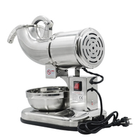 Machine à glace pilée commerciale en acier inoxydable haute vitesse 180 kg/h pour usine d'articles de cuisine – Broyeurs et râpeurs de glace