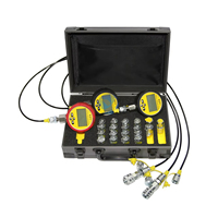 Outils de diagnostic de pression pour systèmes hydrauliques de machines de construction XZTK-70P, manomètre numérique, kit de test hydraulique OEM