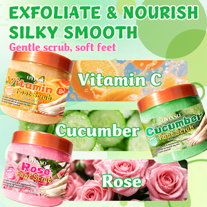 <span class=keywords><strong>Extrait</strong></span> naturel <span class=keywords><strong>de</strong></span> fruits et <span class=keywords><strong>de</strong></span> plantes pour exfolier les peaux mortes, adoucir les peaux rugueuses, soulager la <span class=keywords><strong>fatigue</strong></span>, gommage pour les pieds SPA - Product Image 1