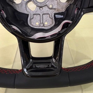 Volante Deportivo <span class=keywords><strong>Rojo</strong></span> Personalizado de Fábrica para VW <span class=keywords><strong>Golf</strong></span> MK5 MK7 Passat B5 B6 Transporter <span class=keywords><strong>Cabrio</strong></span> - Product Image 6