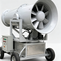 Canon à brouillard électrique automatique de 40 mètres pour la suppression de la poussière et la réduction des dépôts de poussière dans les mines et sur les chantiers de construction