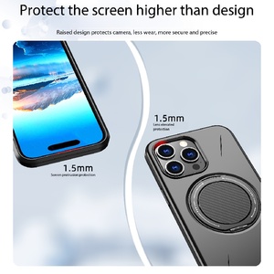 Nouvelle coque de téléphone magnétique en TPU + PC KP avec anneau support intelligent pour iPhone 11 13 15 17 Pro Max Samsung Google - Product Image 6