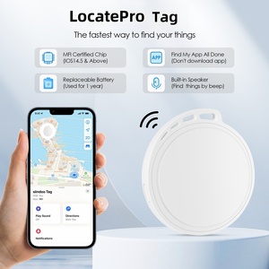 <span class=keywords><strong>Traceur</strong></span> GPS intelligent mini pour animaux de compagnie (chiens/chats) compatible <span class=keywords><strong>Android</strong></span>, localisateur Bluetooth pour collier, accessoires pour clés de voiture et enfants - Product Image 1