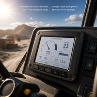 Écran LCD TFT IPS TMK 2,8 pouces 240x400 MIPI G+F tactile, normalement blanc, lisible en plein soleil pour appareil portable GPS