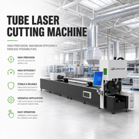 Machine de découpe de tubes au laser à fibre d'entrée de gamme, fonctionnement stable, faible coût d'exploitation pour les lignes de production moyennes et petites