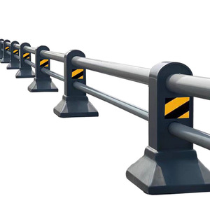 Barrera de Seguridad para Carreteras Modelo 0015, No Llena de Agua, No Reflectante, Ligera, para Exteriores, Barrera de Tráfico, Valla de Protección Vial - Product Image 2