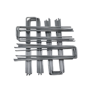 Clous galvanisés en U, agrafes de jardin robustes pour la fixation du gazon artificiel - Product Image 1