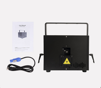 DMX512 10W 3D couleur rvb Laser Flash Animation lumière pour KTV parties DJ Disco barres scène décoratif Logo projecteur