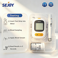 SEJOY OEM/ODM Valores equivalentes de glucosa en plasma Portátil 1 juego Sensor de monitoreo de azúcar en sangre