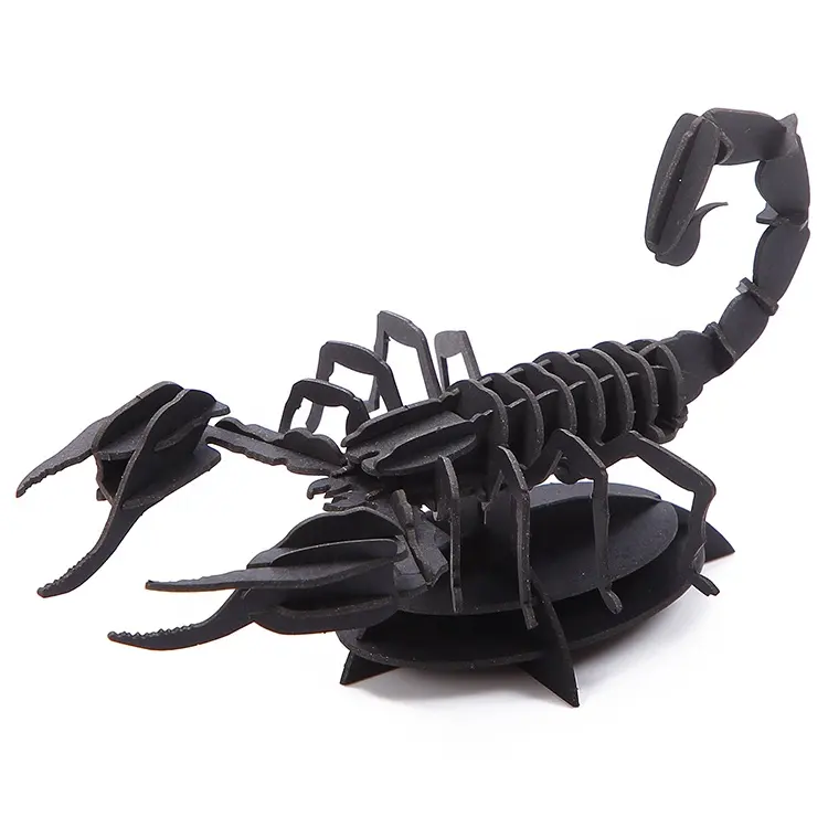 Обучающие игрушки «сделай сам», 3d пазлы-насекомые Скорпион для детей, 39 шт.