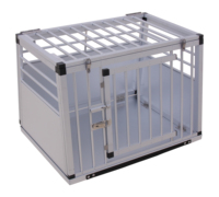 Aeolus Pet Carrier Caisses pour chiens en aluminium Cage pliable pour chien Cage de voiture chenil d'embarquement