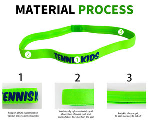 Diademas deportivas elásticas para invierno al aire libre Fitness correr Yoga atlético para niños mujer logotipo personalizado deportes diadema Jacquard - Product Image 4