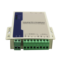 Convertidor de Fibra Óptica RS232/RS485/RS422 GM168MM-C2, Módem de Fibra Óptica Serial Multimodo, Alcance de 2 km, Compatibilidad con Redes IP para FTTX/FTTH