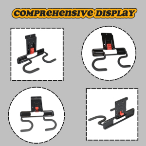 Supporto <span class=keywords><strong>per</strong></span> scopa e mocio a doppia S in metallo resistente, tipo gancio, da parete, staccabile, <span class=keywords><strong>per</strong></span> garage e cucina - Product Image 2